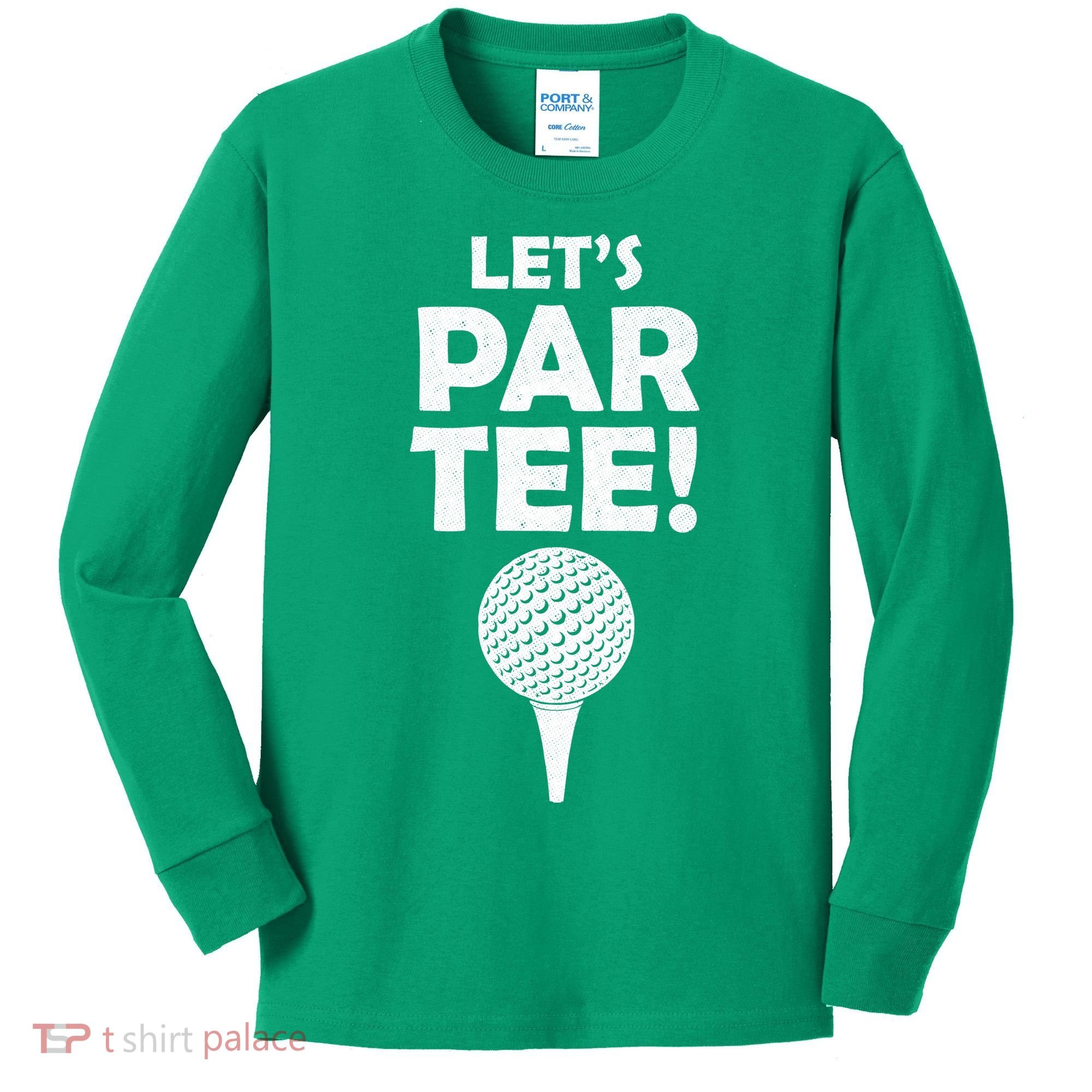 Let's Partee Golf Party Kids Long Sleeve Shirt