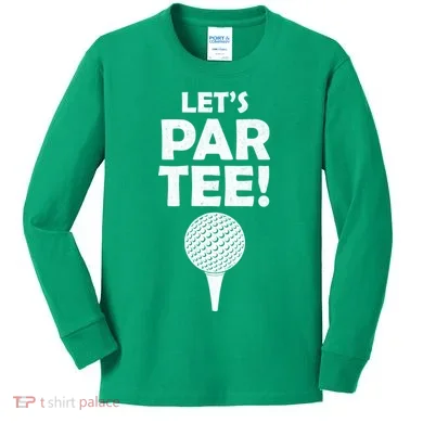 Let's Partee Golf Party Kids Long Sleeve Shirt