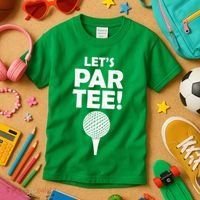 Let's Partee Golf Party Kids T-Shirt thumb 3