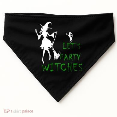 Let's Party Witches USA-Made Doggie Bandana