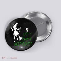 Let's Party Witches Button thumb 0