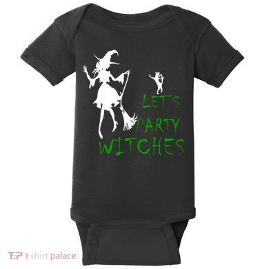 Let's Party Witches Baby Bodysuit