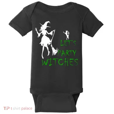 Let's Party Witches Baby Bodysuit