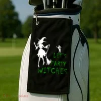 Let's Party Witches Golf Towel thumb 2