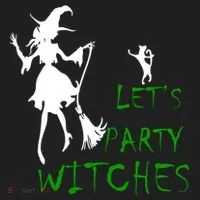Let's Party Witches Golf Towel thumb 3