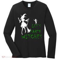 Let's Party Witches Women's Long Sleeve Shirt thumb 0