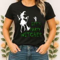 Let's Party Witches Women's T-Shirt thumb 2
