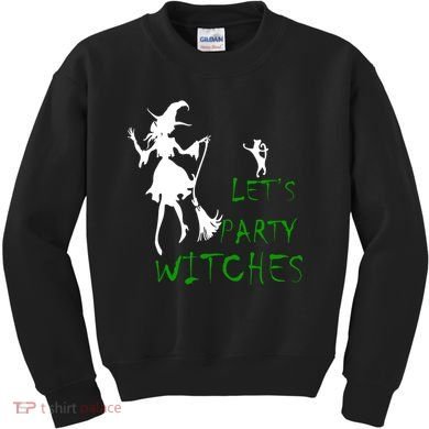 Let's Party Witches Kids Sweatshirt