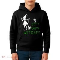 Let's Party Witches Kids Hoodie thumb 4
