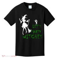 Let's Party Witches Kids T-Shirt thumb 0