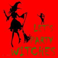 Let's Party Witches Santa Hat thumb 1