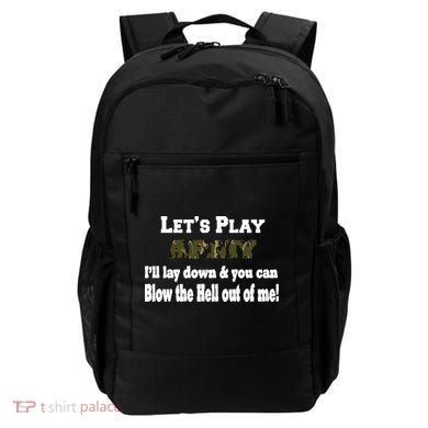 Let's Play Army Blow Me Backpack
