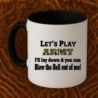 Let's Play Army Blow Me Coffee Mug thumb 2