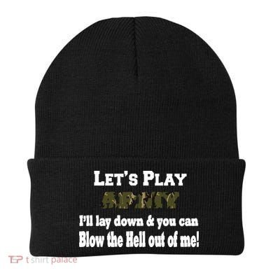 Let's Play Army Blow Me Beanie