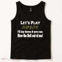 Let's Play Army Blow Me Tank Top thumb 2