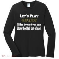 Let's Play Army Blow Me Women's Long Sleeve Shirt thumb 0
