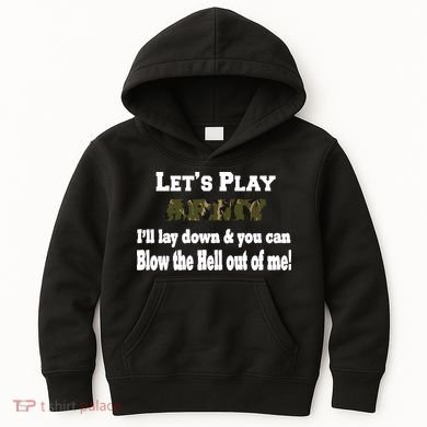 Let's Play Army Blow Me Kids Hoodie