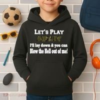 Let's Play Army Blow Me Kids Hoodie thumb 2