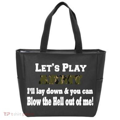 Let's Play Army Blow Me Tote Bag