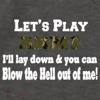 Let's Play Army Blow Me Vector Backpack thumb 2