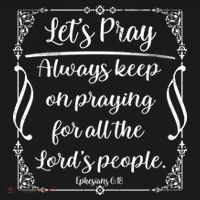 Let's Pray Always Keep On Praying Ephesians 6:18 Kids Sweatshirt thumb 2
