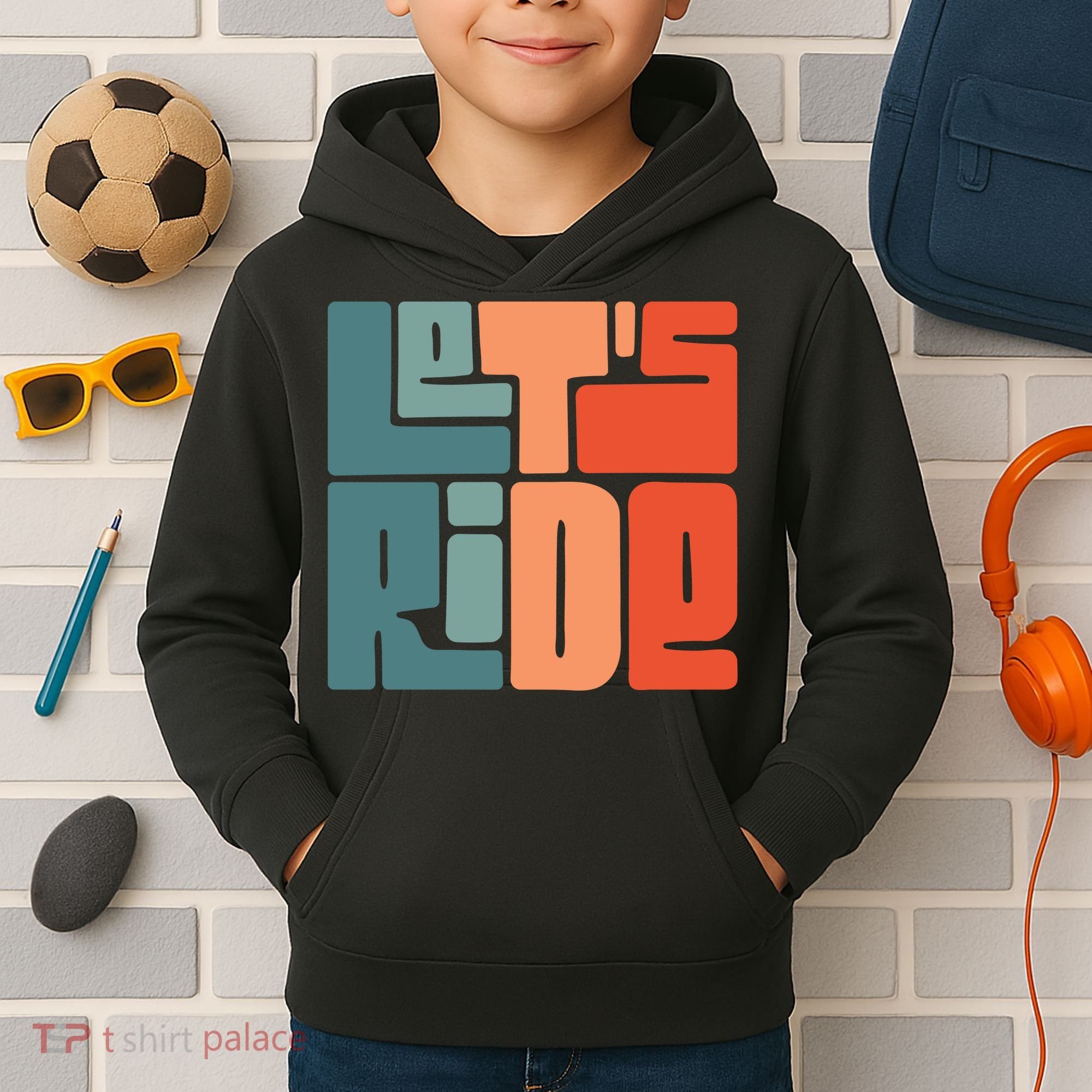 Let's Ride Kids Hoodie