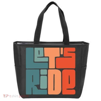 Let's Ride Tote Bag
