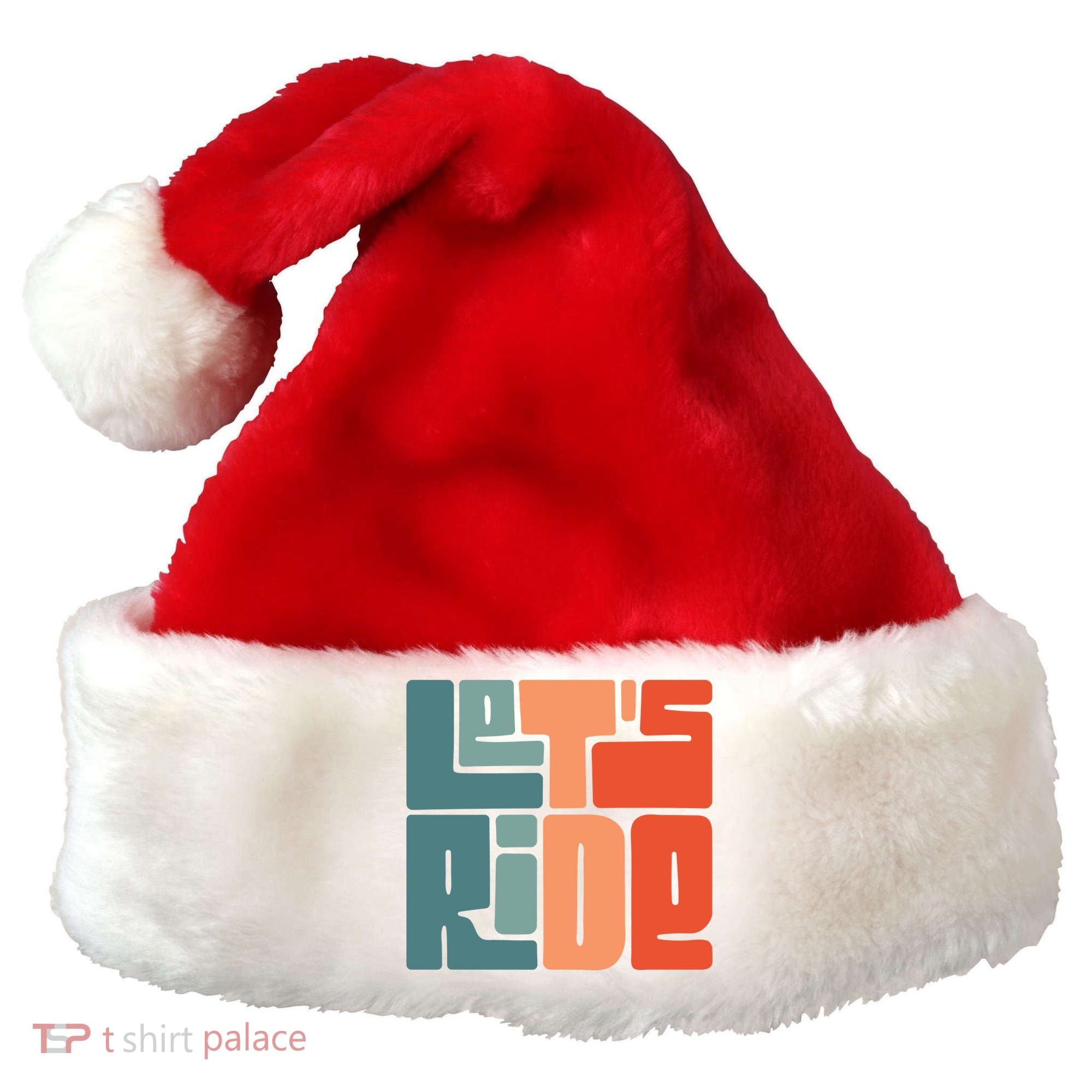 Let's Ride Santa Hat