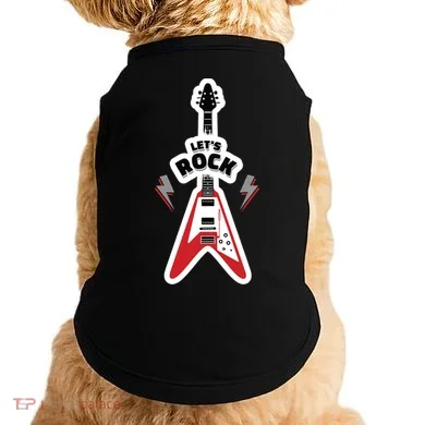 Let's Rock Guitar Doggie Tank