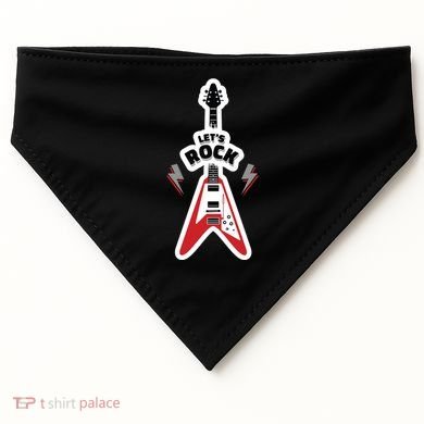 Let's Rock Guitar USA-Made Doggie Bandana