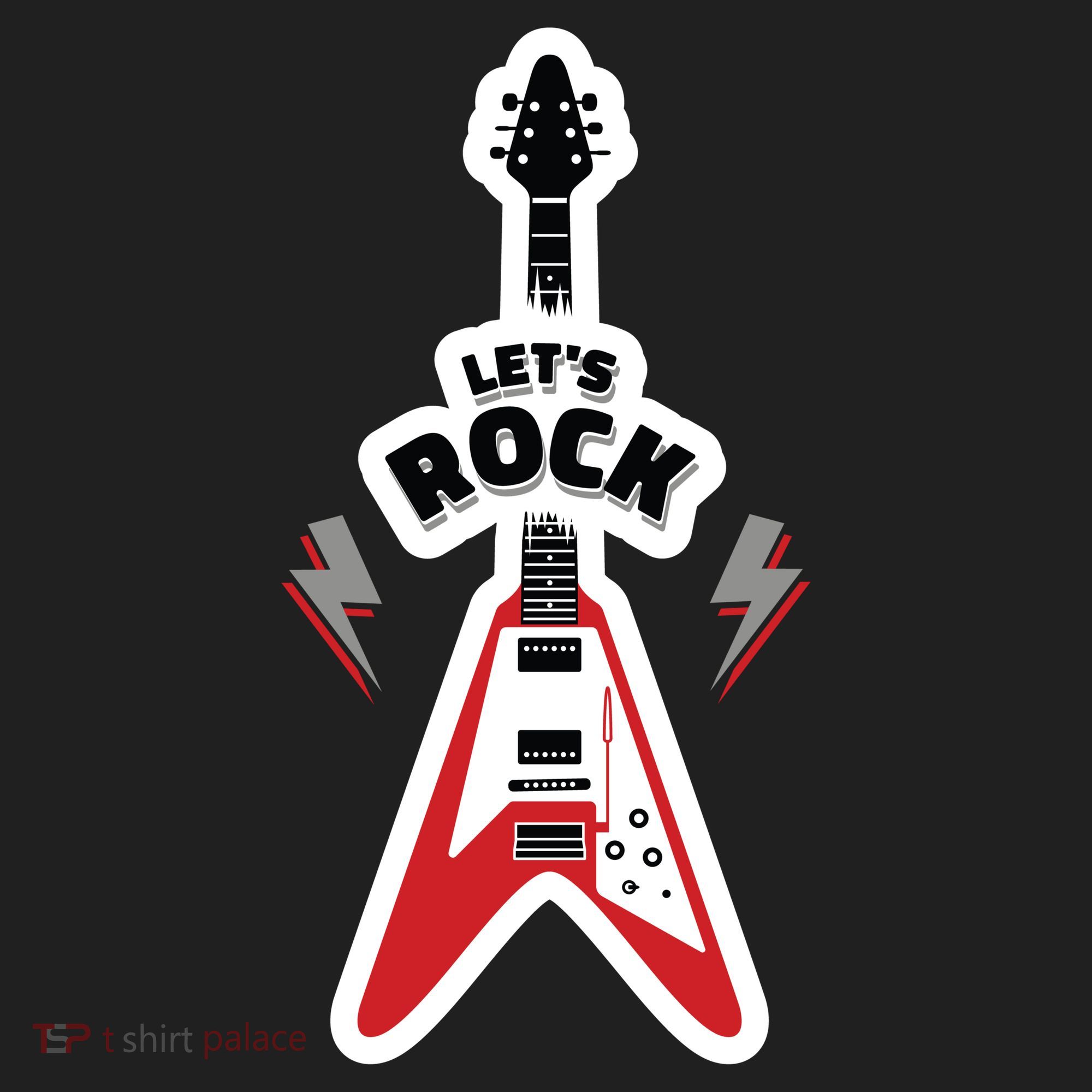 Let's Rock Guitar Beanie