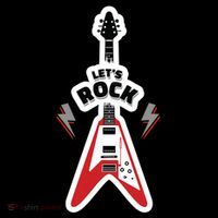 Let's Rock Guitar Women's Hoodie thumb 2