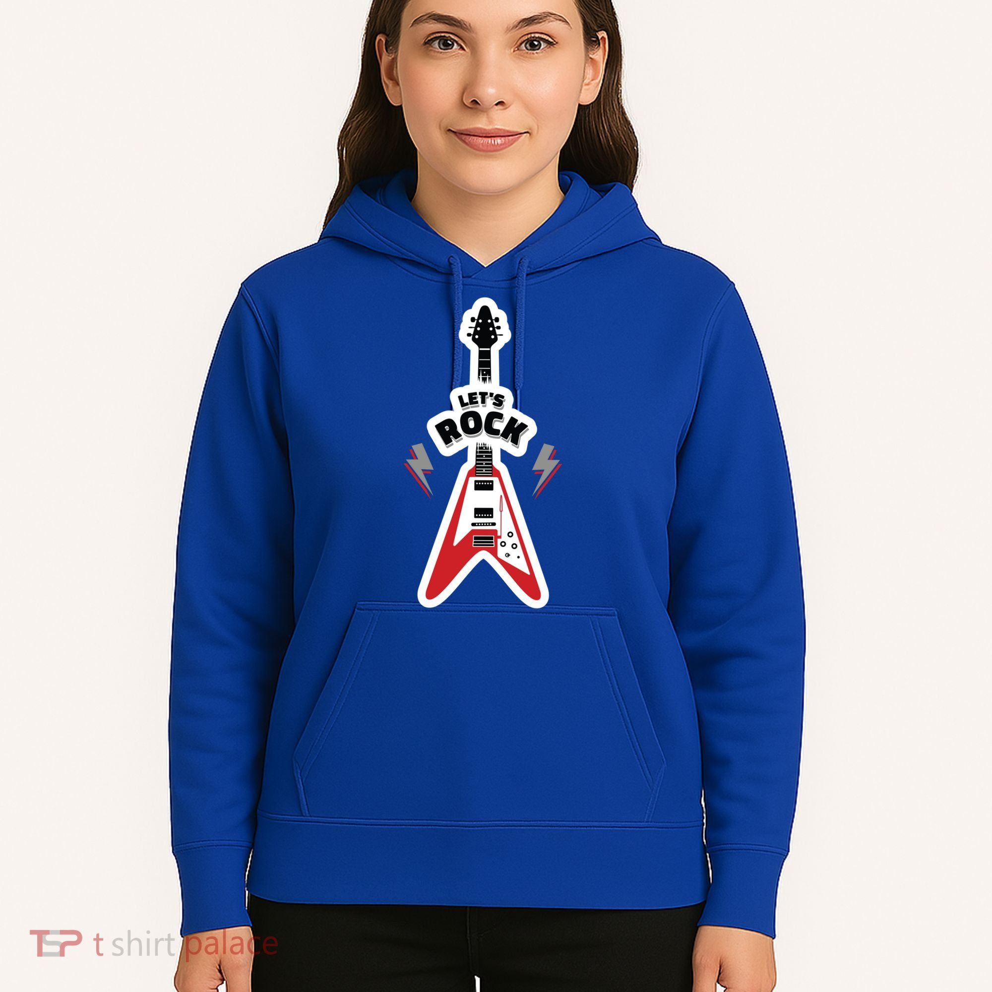 Let's Rock Guitar Hoodie