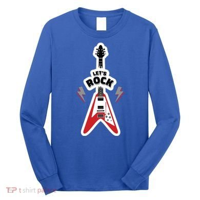 Let's Rock Guitar Long Sleeve Shirt