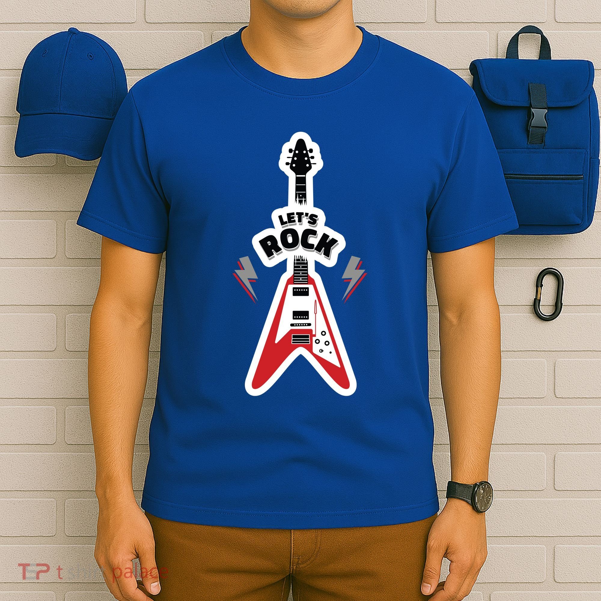 Let's Rock Guitar T-Shirt