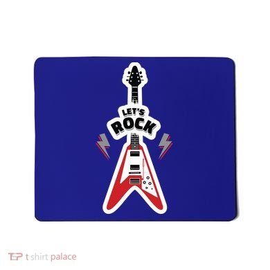 Let's Rock Guitar Mousepad