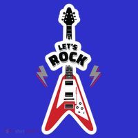Let's Rock Guitar Baby Bodysuit thumb 2
