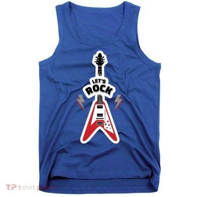 Let's Rock Guitar Tank Top