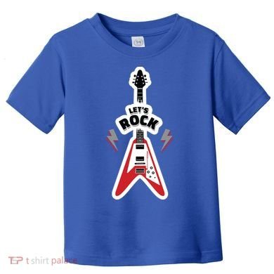 Let's Rock Guitar Toddler T-Shirt