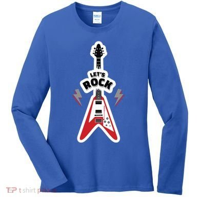 Let's Rock Guitar Women's Long Sleeve Shirt