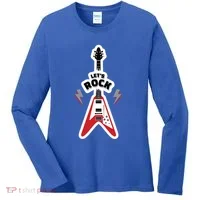 Let's Rock Guitar Women's Long Sleeve Shirt thumb 0