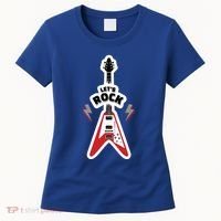 Let's Rock Guitar Women's T-Shirt thumb 0