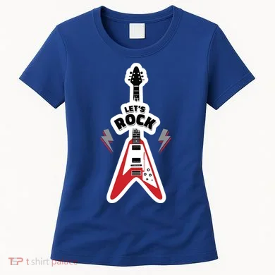 Let's Rock Guitar Women's T-Shirt