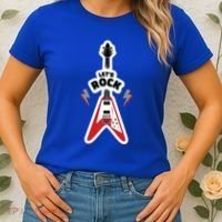 Let's Rock Guitar Women's T-Shirt thumb 2