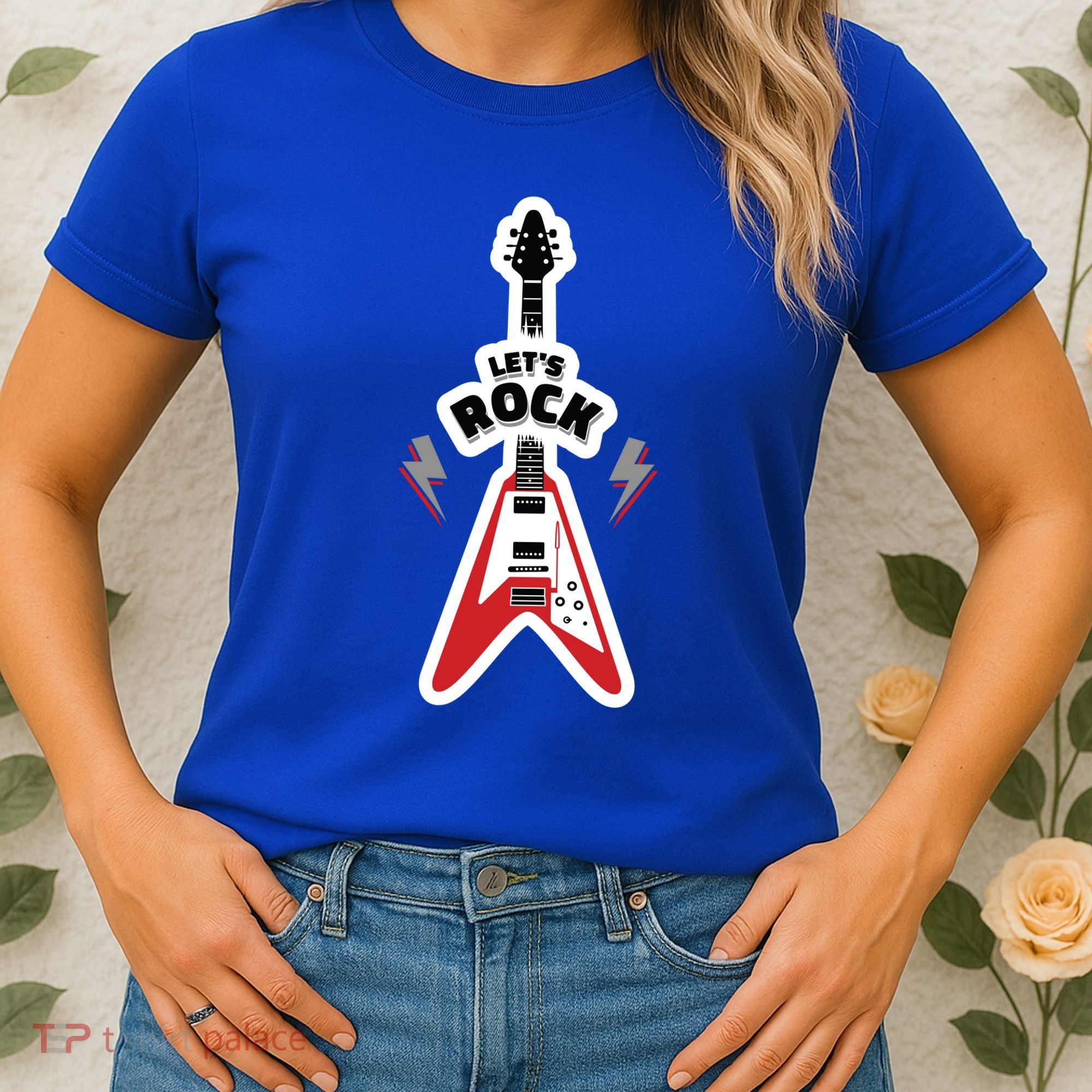 Let's Rock Guitar Women's T-Shirt
