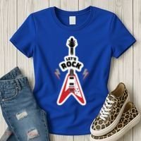 Let's Rock Guitar Women's T-Shirt thumb 3