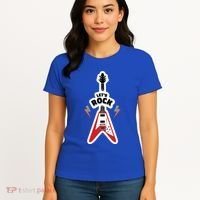 Let's Rock Guitar Women's T-Shirt thumb 4