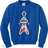 Let's Rock Guitar Kids Sweatshirt thumb 0