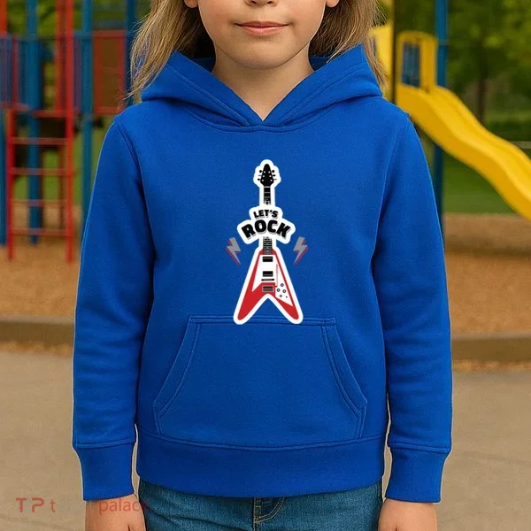 Let's Rock Guitar Kids Hoodie