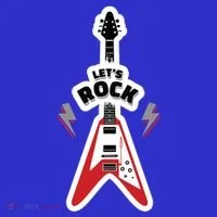 Let's Rock Guitar Kids Long Sleeve Shirt thumb 2